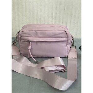 NWT Target Wild Fable Pink Nylon Crossbody Bag Camera Sling Purse Adjustable